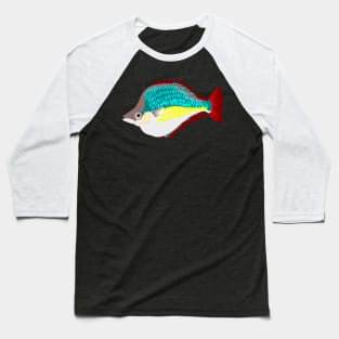 Red Rainbowfish Baseball T-Shirt